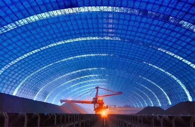 灵武亿优钢构工程师为您解析原料场封闭技术的特点和类型